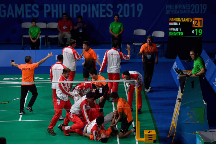 Bulutangkis Beregu Putra Indonesia Bawa Pulang Medali Emas SEA Games 2019